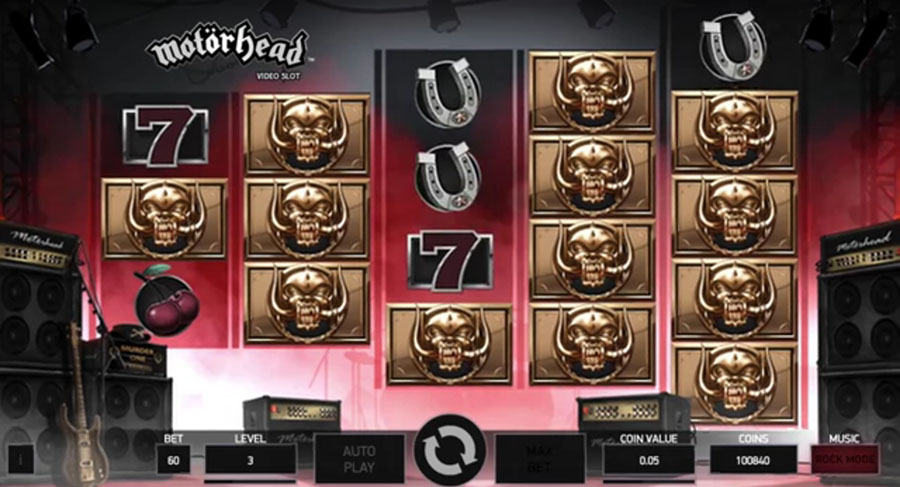 игровой автомат NetEnt - Motörhead, скриншот 2